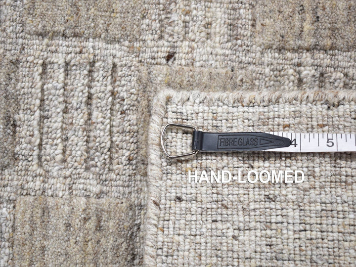 2'0" x 2'1" New Hand Loomed Beige Wool Square Oriental Rug - MOA10287486