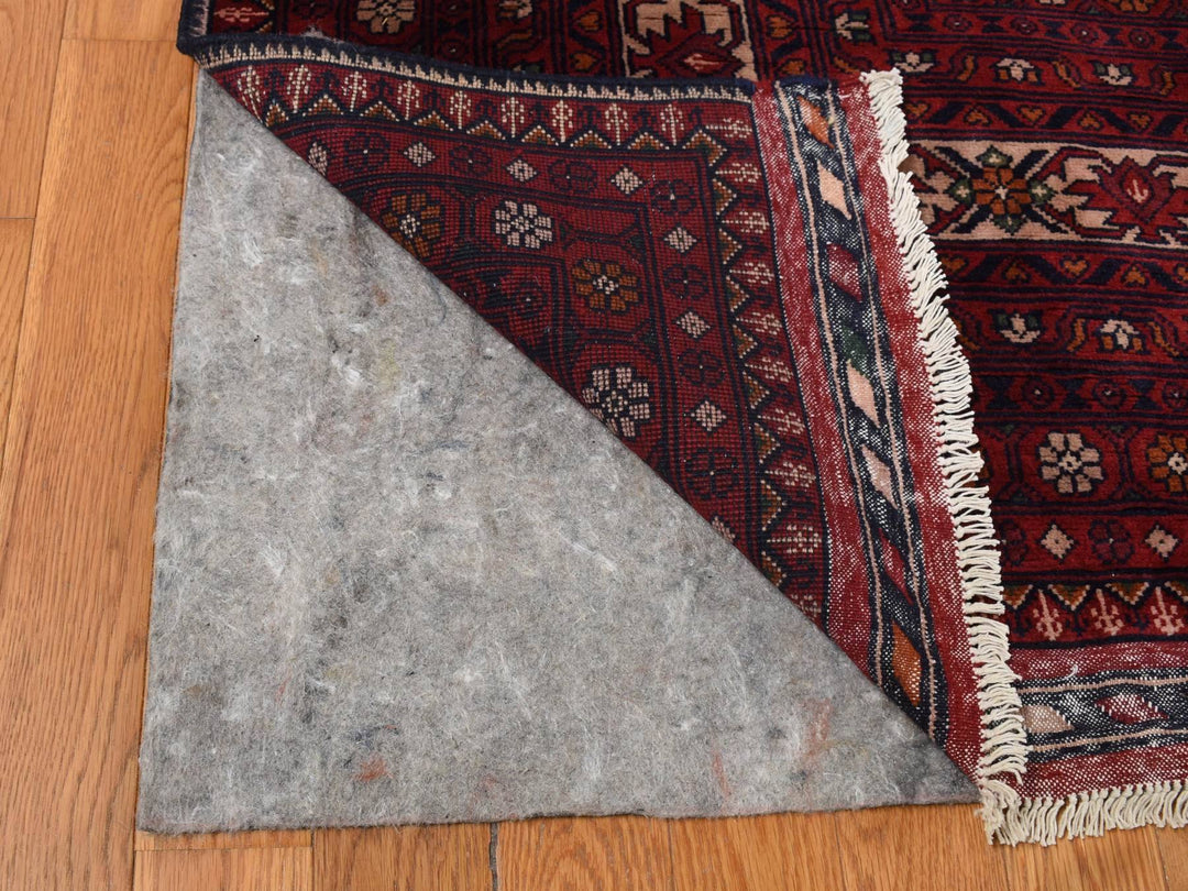 12'10" x 19'7" New Hand Knotted Red Wool Rectangle Oriental Rug - MOA10287671