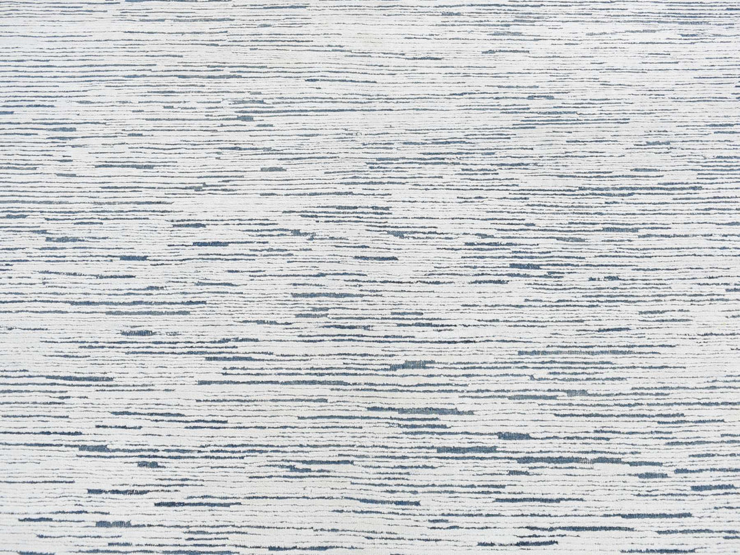 10'0" x 14'0" New Hand Knotted Ivory Wool Rectangle Oriental Rug - MOA10287708