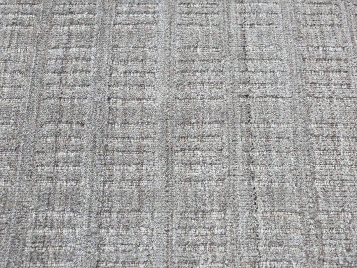 2'0" x 3'0" New Hand Loomed Grey Wool Rectangle Oriental Rug - MOA10287825