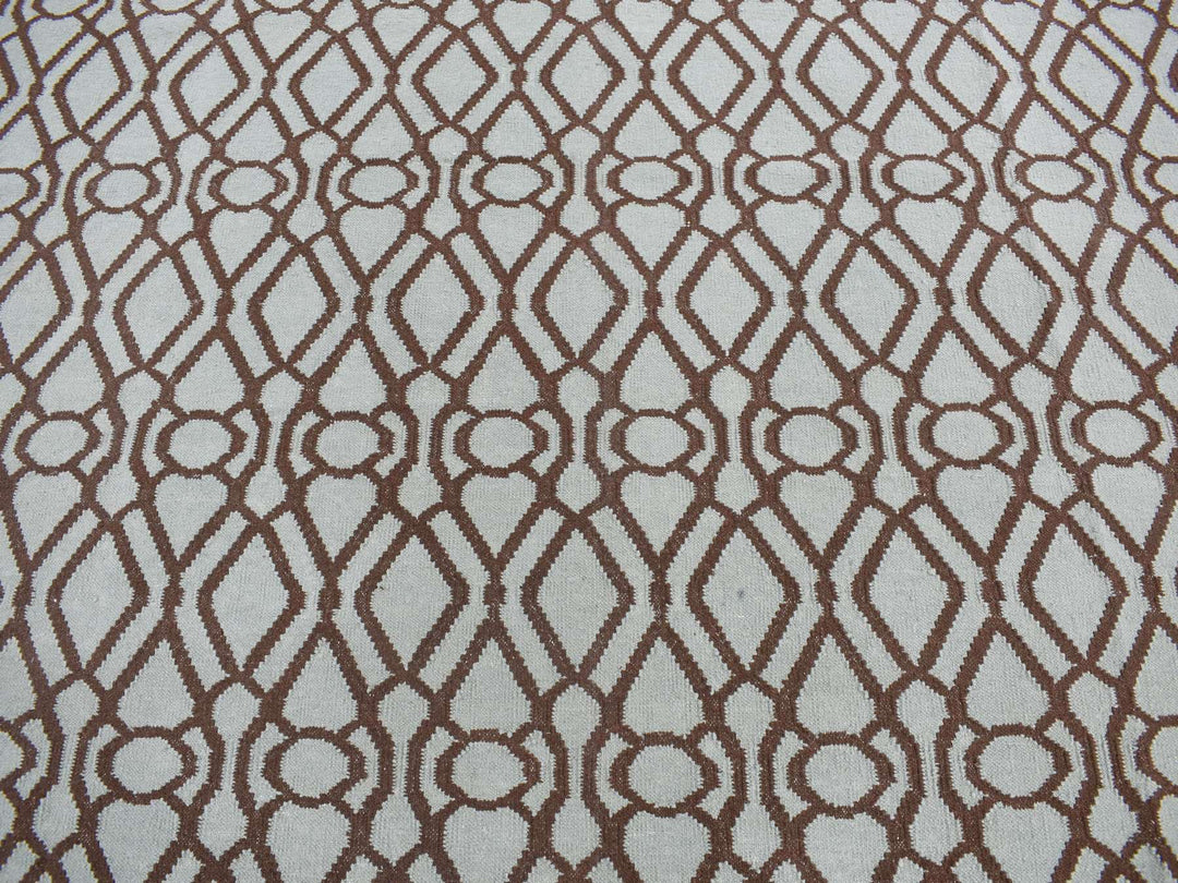 4'3" x 5'10" New Hand Woven Green Wool Rectangle Oriental Rug - MOA10287901