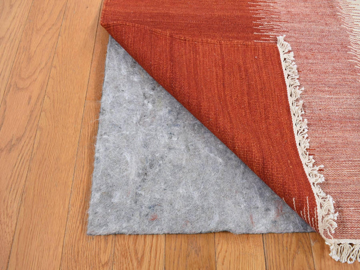 8'0" x 10'2" New Hand Woven Ivory Wool Rectangle Oriental Rug - MOA10287910