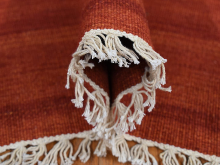 9'0" x 12'7" New Hand Woven Ivory Wool Rectangle Oriental Rug - MOA10287911