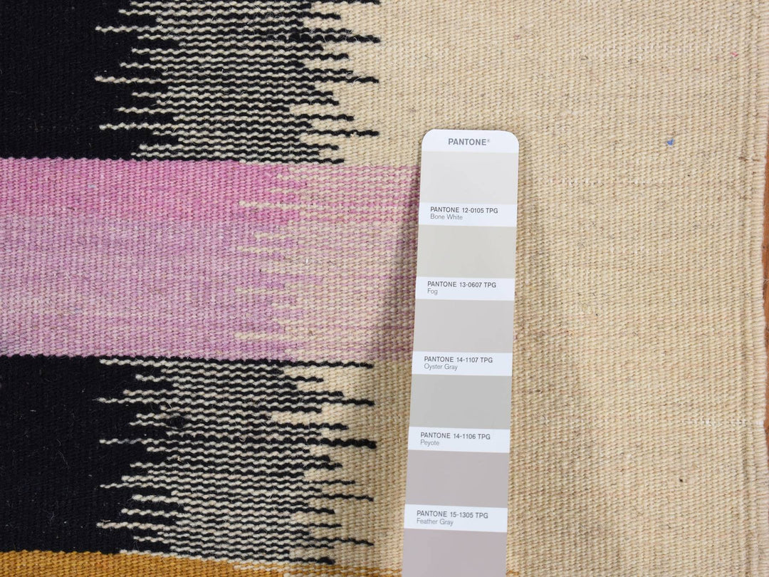 2'7" x 12'2" New Hand Woven Ivory Wool Runner Oriental Rug - MOA10287926