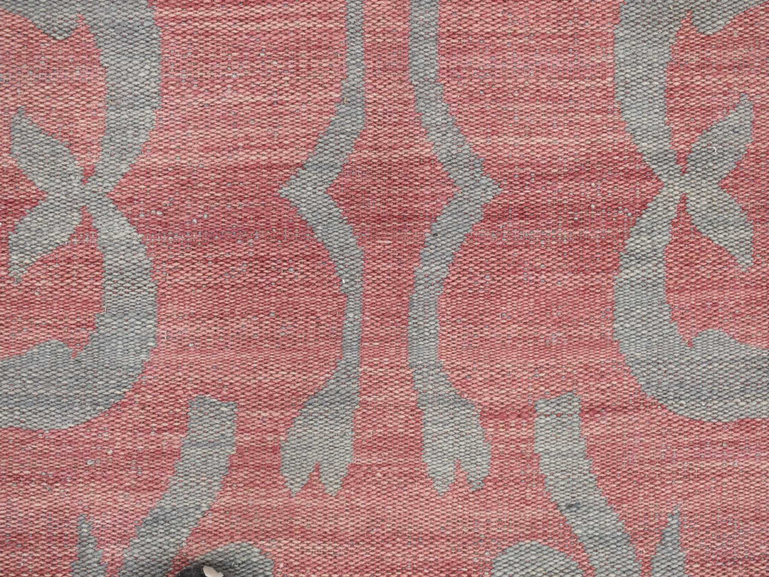 4'0" x 6'0" New Hand Woven Grey Wool Rectangle Oriental Rug - MOA10287929