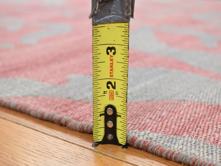 4'0" x 6'0" New Hand Woven Grey Wool Rectangle Oriental Rug - MOA10287929