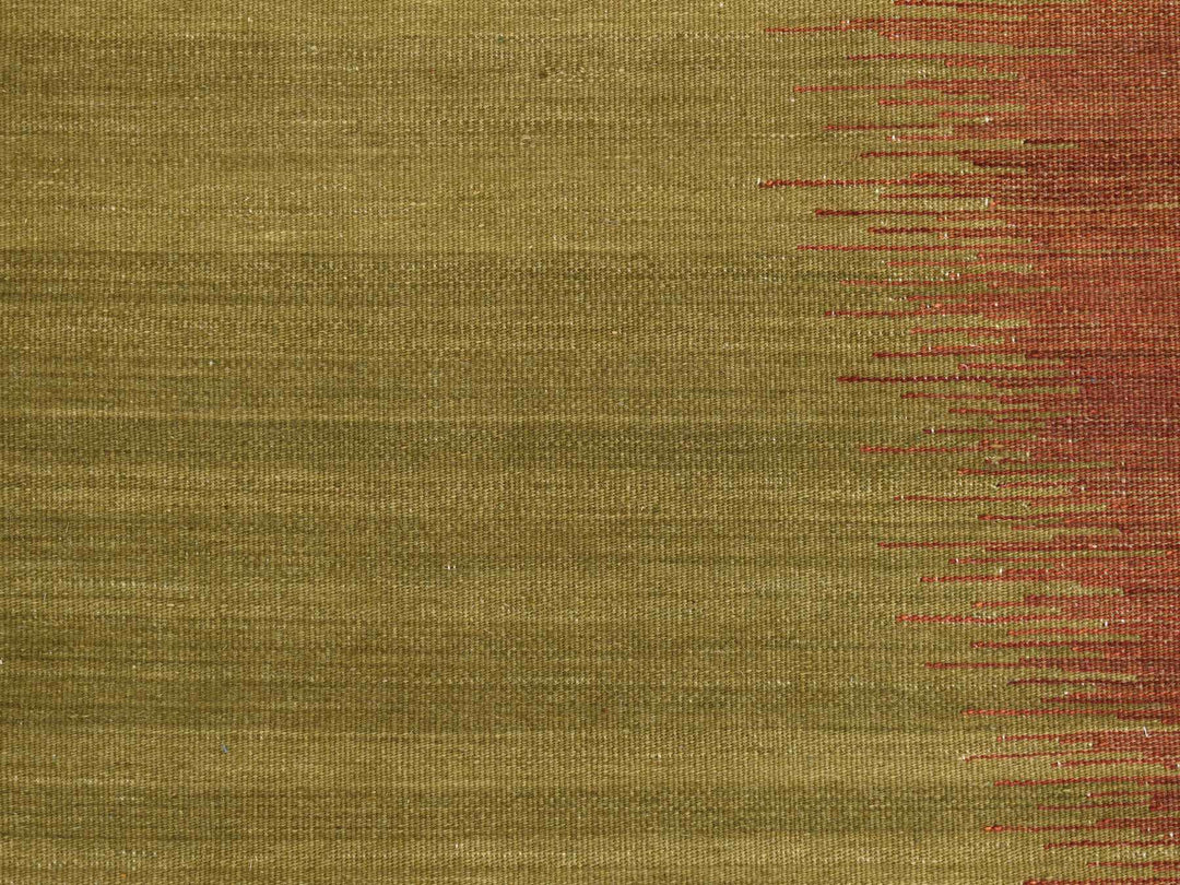 10'0" x 14'6" New Hand Woven Green Wool Rectangle Oriental Rug - MOA10287936