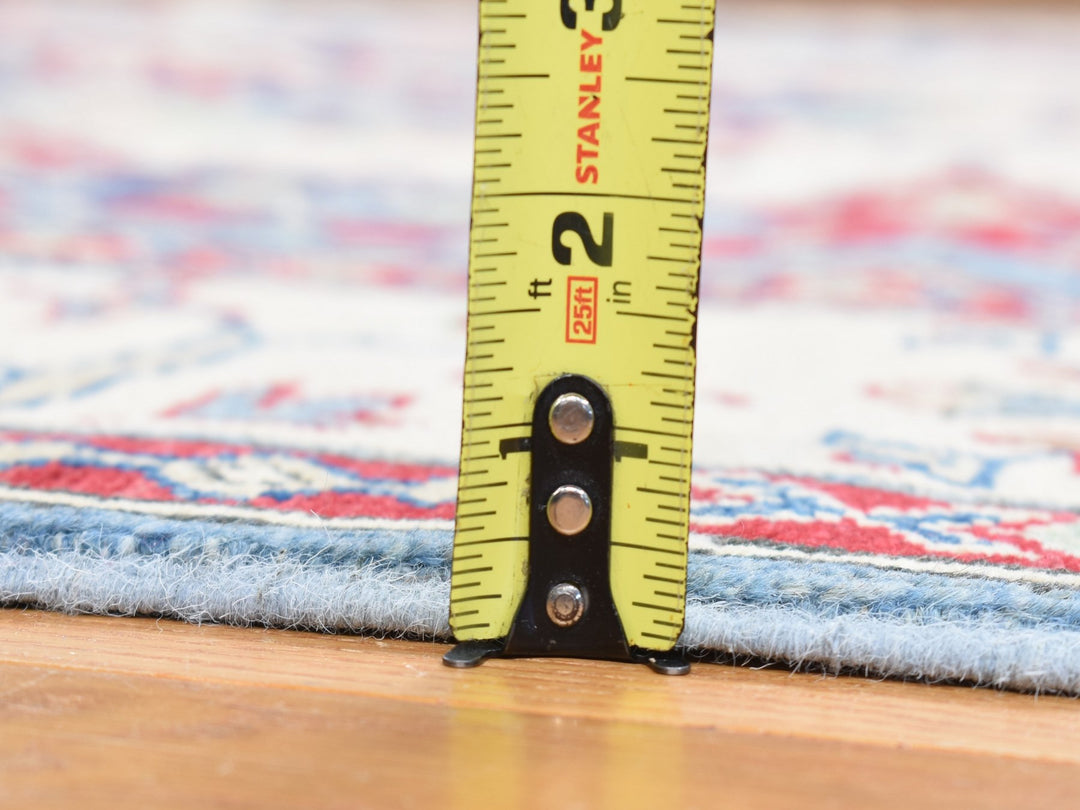 5'3" x 19'9" New Hand Knotted Blue Wool Runner Oriental Rug - MOA10287986