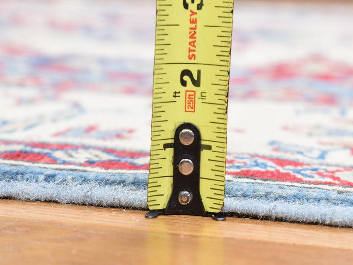 5'3" x 19'9" New Hand Knotted Blue Wool Runner Oriental Rug - MOA10287986