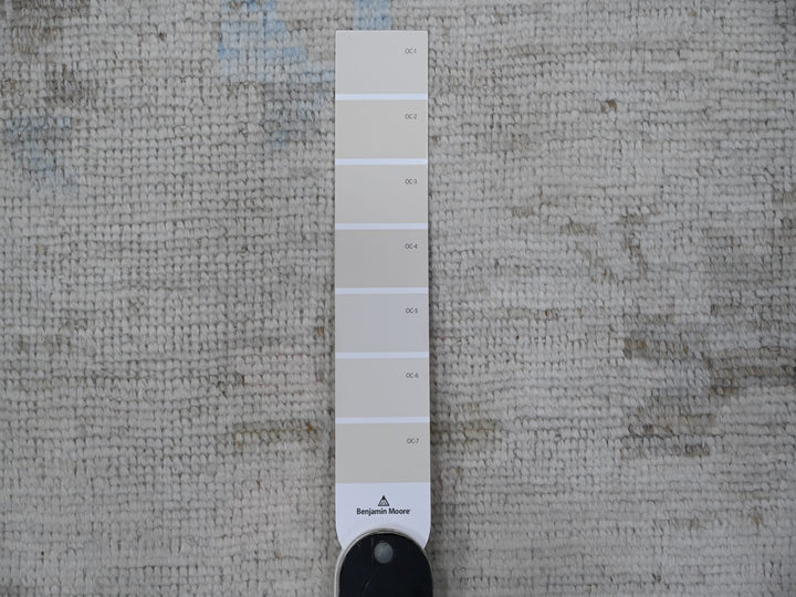 13'10" x 19'5" New Hand Knotted Grey Wool Rectangle Oriental Rug - MOA10288701