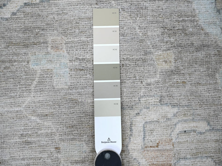 13'11" x 17'0" New Hand Knotted Grey Wool Rectangle Oriental Rug - MOA10288785