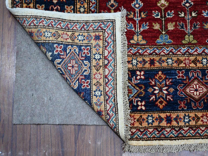 5'10" x 8'11" New Hand Knotted Ivory Wool Rectangle Oriental Rug - MOA10289094