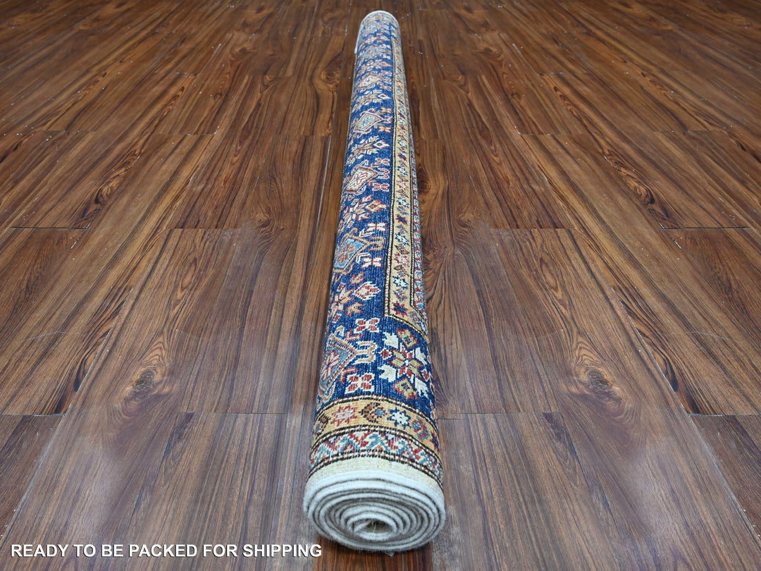 5'10" x 8'11" New Hand Knotted Ivory Wool Rectangle Oriental Rug - MOA10289094