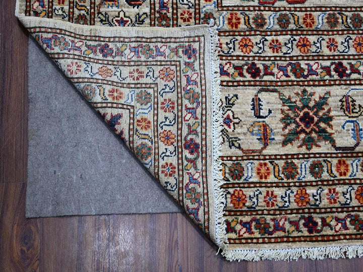 9'0" x 12'3" New Hand Knotted Grey Wool Rectangle Oriental Rug - MOA10289103