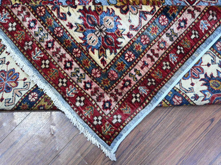 8'11" x 12'6" New Hand Knotted Grey Wool Rectangle Oriental Rug - MOA10289133