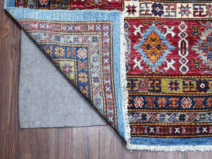 10'2" x 13'8" New Hand Knotted Blue Wool Rectangle Oriental Rug - MOA10289198