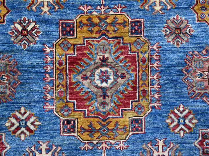 10'2" x 13'8" New Hand Knotted Blue Wool Rectangle Oriental Rug - MOA10289198