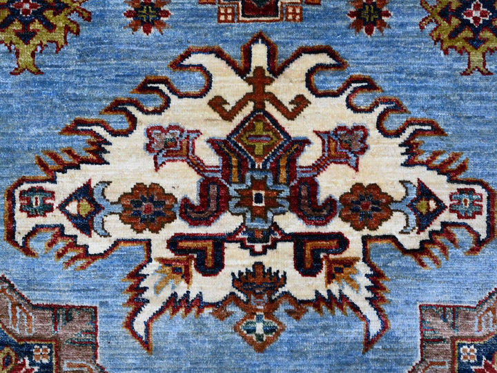 11'2" x 12'1" New Hand Knotted Grey Wool Rectangle Oriental Rug - MOA10289199