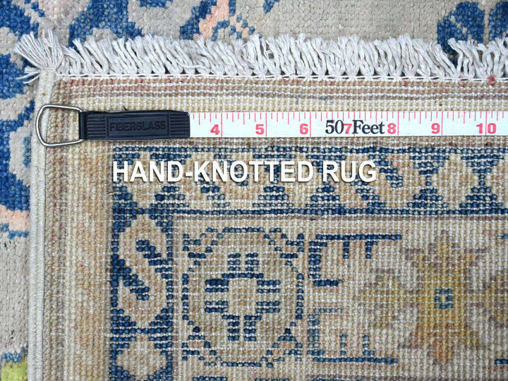 4'9" x 6'9" New Hand Knotted Grey Wool Rectangle Oriental Rug - MOA10289238