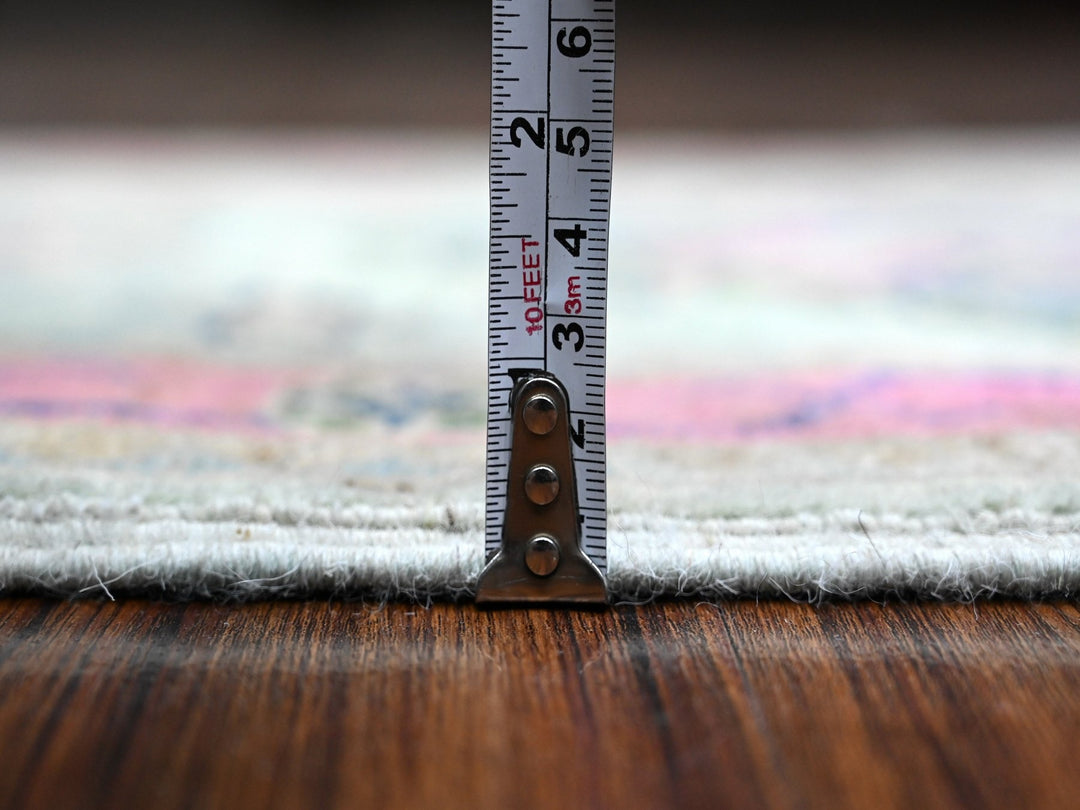 2'0" x 2'9" New Hand Knotted Blue Wool Rectangle Oriental Rug - MOA10289248