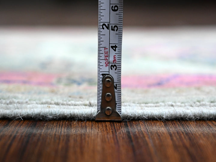 2'0" x 2'9" New Hand Knotted Blue Wool Rectangle Oriental Rug - MOA10289248