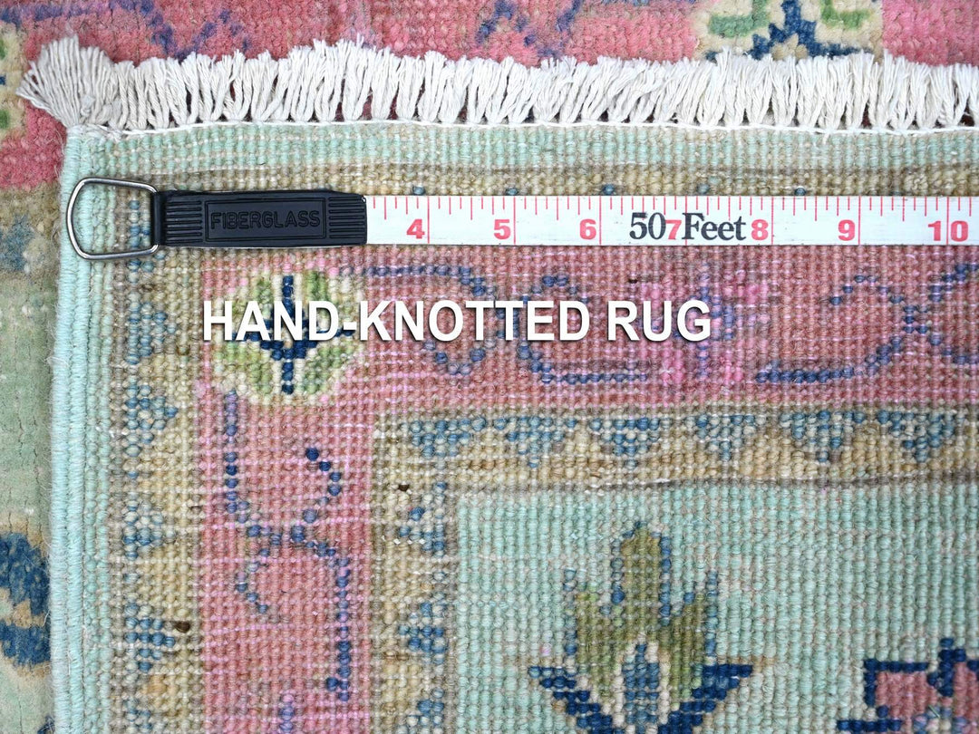 2'0" x 2'9" New Hand Knotted Blue Wool Rectangle Oriental Rug - MOA10289248