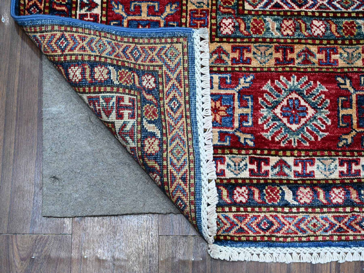 8'1" x 8'6" New Hand Knotted Blue Wool Square Oriental Rug - MOA10289293