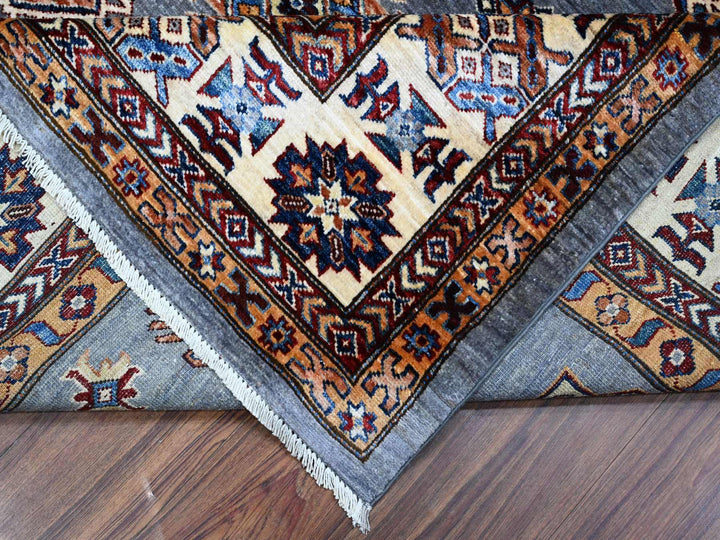 9'10" x 10'0" New Hand Knotted Grey Wool Square Oriental Rug - MOA10289297