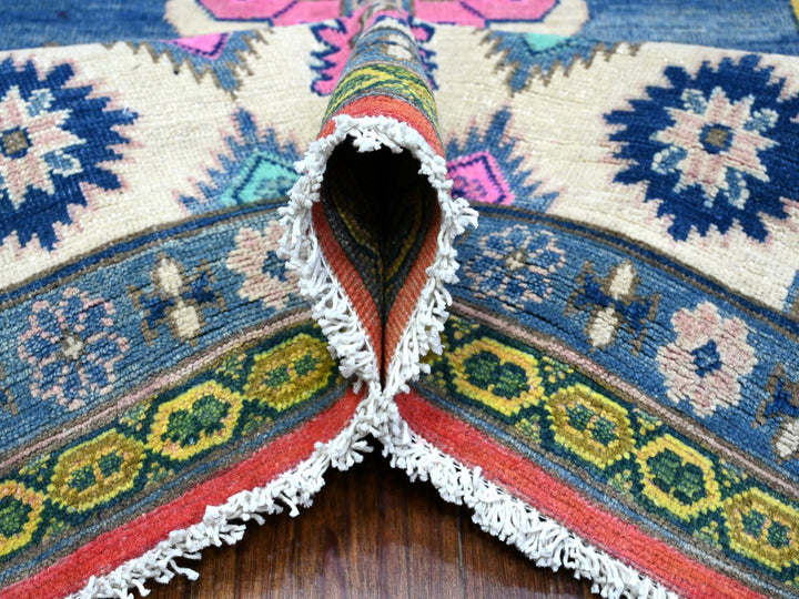 8'0" x 10'1" New Hand Knotted Red Wool Rectangle Oriental Rug - MOA10289418