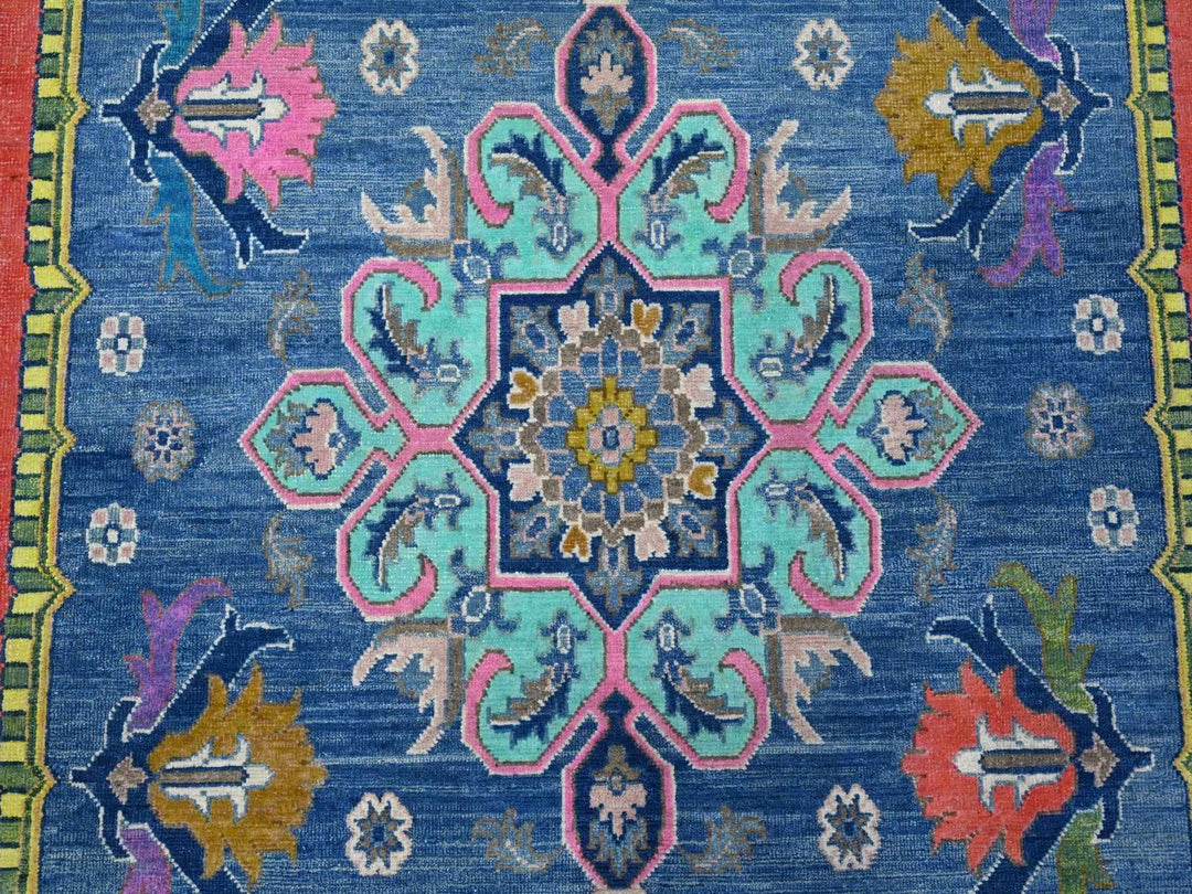 8'0" x 10'1" New Hand Knotted Red Wool Rectangle Oriental Rug - MOA10289418