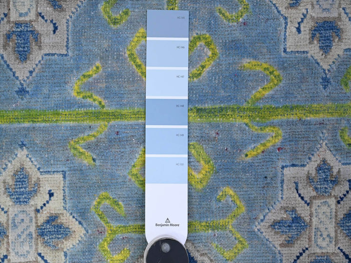 5'10" x 8'10" New Hand Knotted Grey Wool Rectangle Oriental Rug - MOA10289610