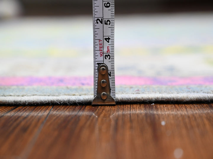 5'10" x 8'10" New Hand Knotted Grey Wool Rectangle Oriental Rug - MOA10289610