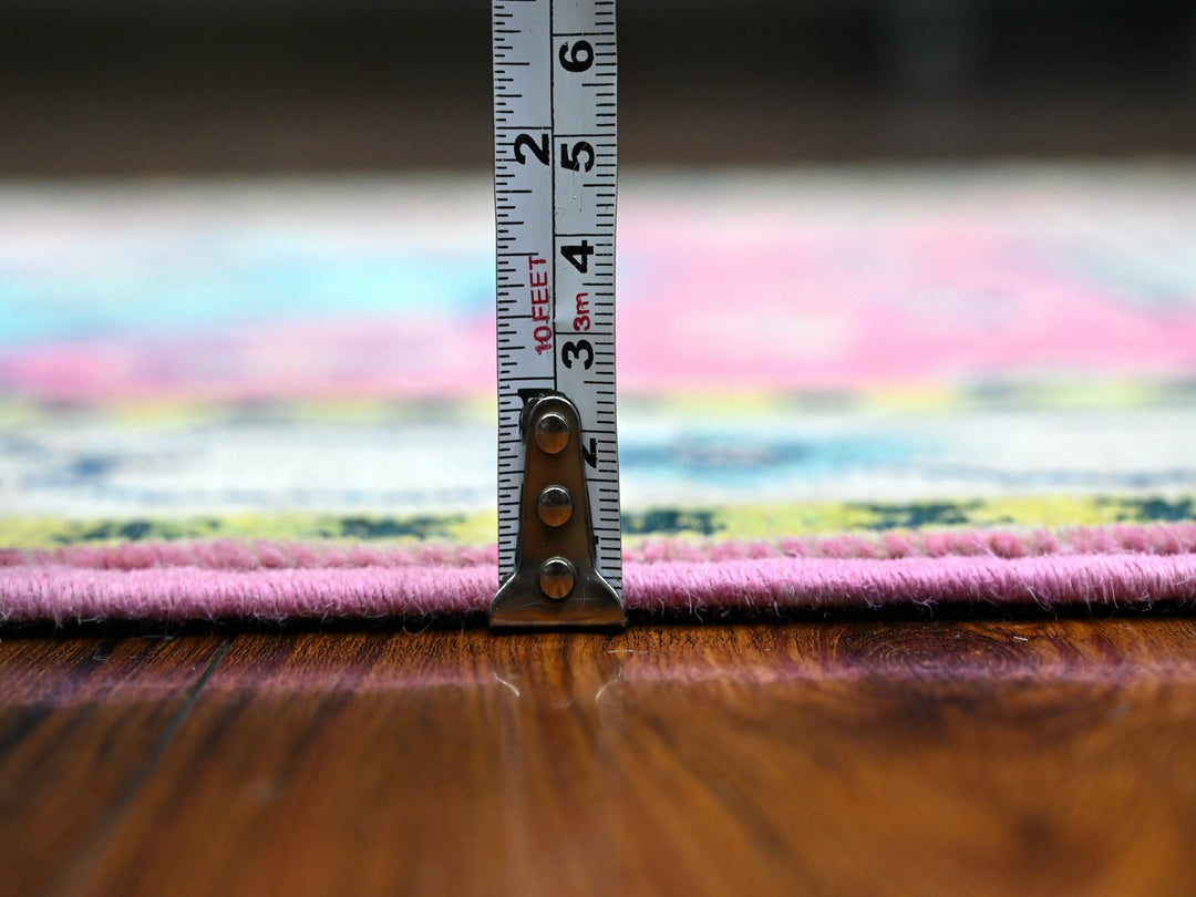 2'6" x 15'6" New Hand Knotted Pink Wool Runner Oriental Rug - MOA10289622