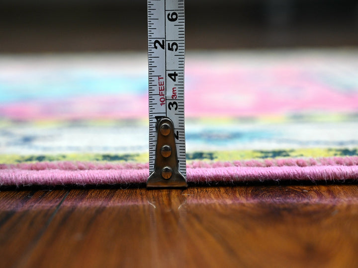 2'6" x 15'6" New Hand Knotted Pink Wool Runner Oriental Rug - MOA10289622