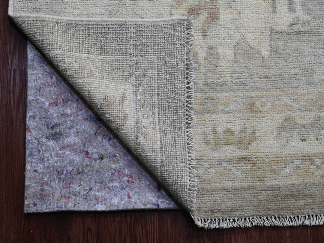 13'11" x 23'3" New Hand Knotted Brown Wool Rectangle Oriental Rug - MOA10289740