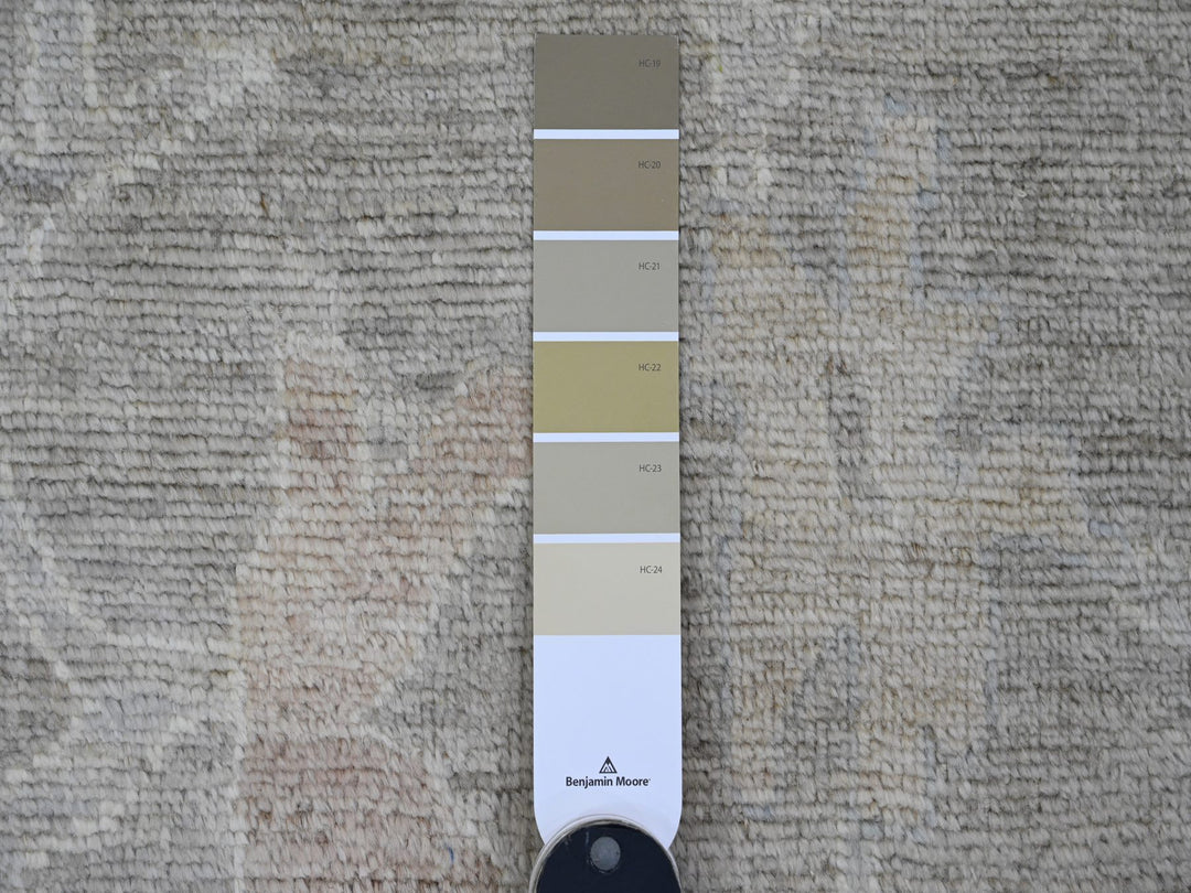 13'11" x 23'3" New Hand Knotted Brown Wool Rectangle Oriental Rug - MOA10289740