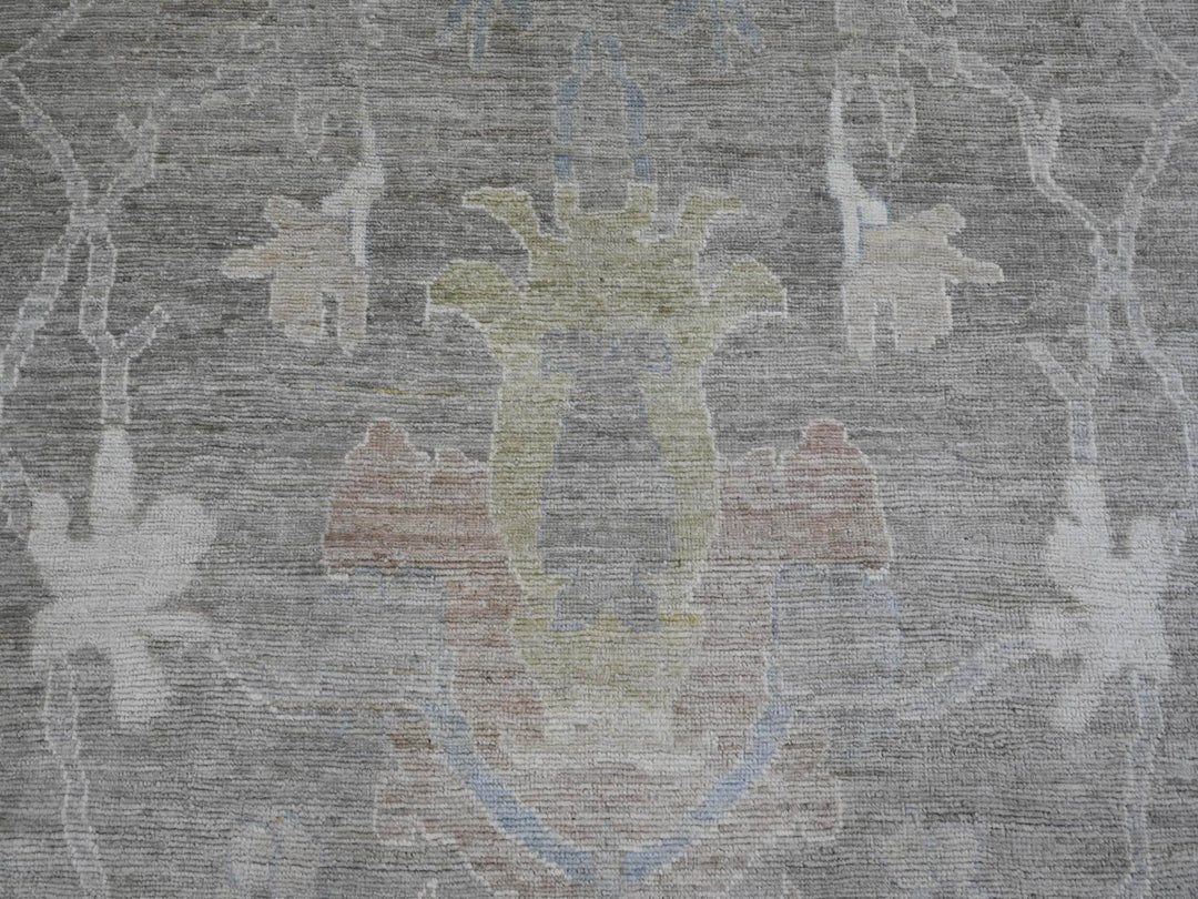 13'11" x 23'3" New Hand Knotted Brown Wool Rectangle Oriental Rug - MOA10289740