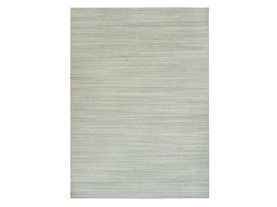 10'1" x 14'0" New Hand Loomed Ivory Wool Rectangle Oriental Rug - MOA10290125