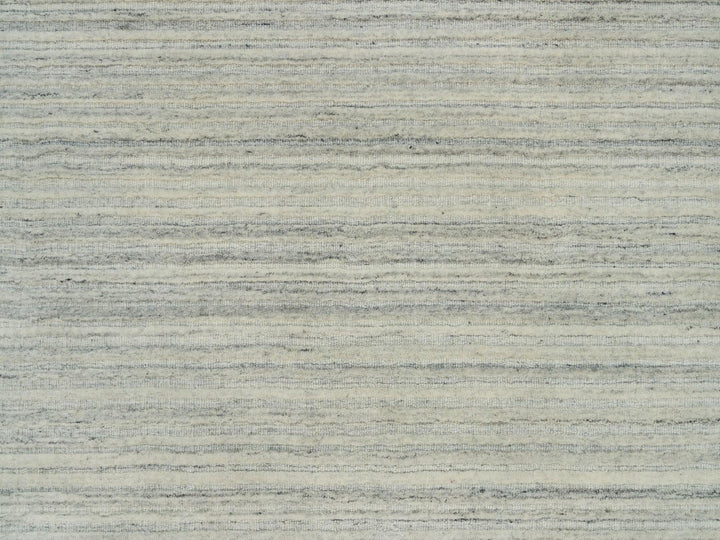 10'1" x 14'0" New Hand Loomed Ivory Wool Rectangle Oriental Rug - MOA10290125