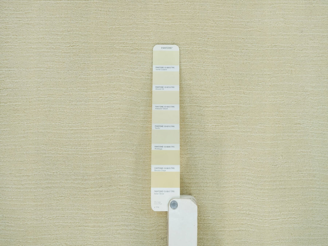 2'0" x 3'0" New Hand Loomed Ivory Wool and Plant based Silk Rectangle Oriental Rug - MOA10290174