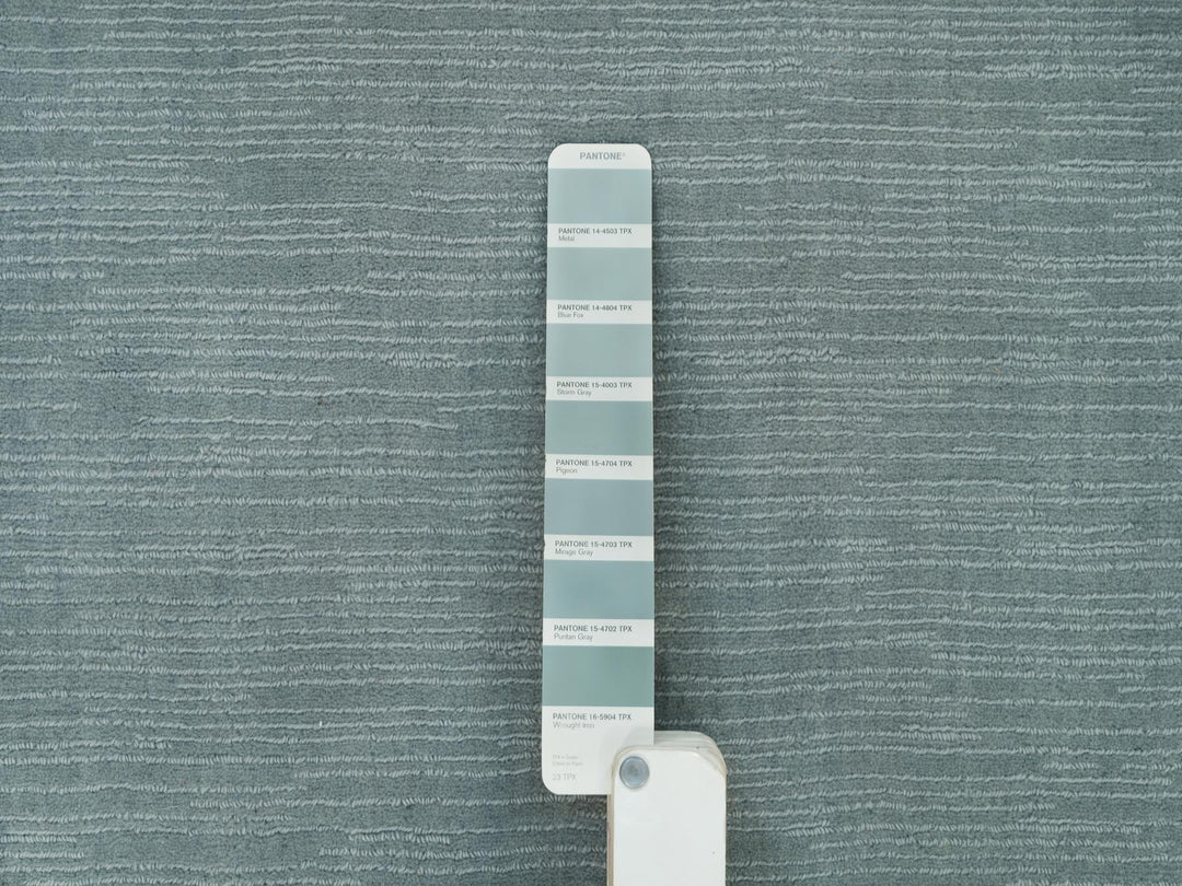 2'0" x 3'1" New Hand Loomed Grey Wool and Plant based Silk Rectangle Oriental Rug - MOA10290175