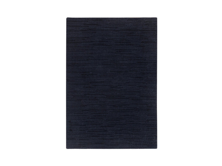 2'0" x 3'1" New Hand Loomed Blue Wool and Plant based Silk Rectangle Oriental Rug - MOA10290176