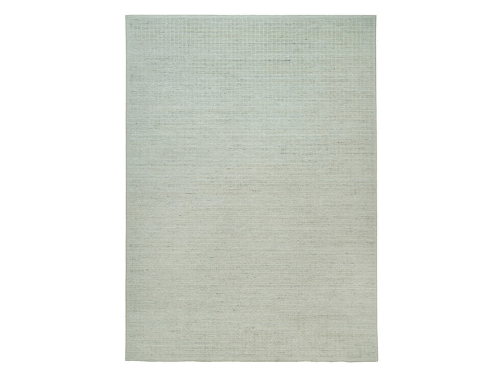 10'0" x 13'9" New Hand Loomed Ivory Wool Rectangle Oriental Rug - MOA10290341