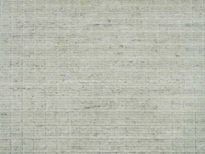 10'0" x 13'9" New Hand Loomed Ivory Wool Rectangle Oriental Rug - MOA10290341