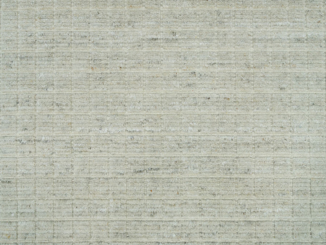 10'0" x 13'9" New Hand Loomed Ivory Wool Rectangle Oriental Rug - MOA10290341