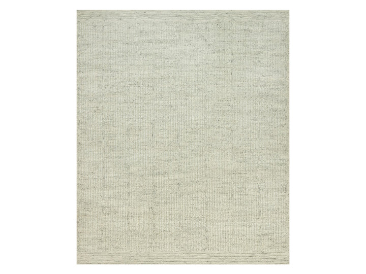 8'3" x 10'0" New Hand Woven Grey Wool Rectangle Oriental Rug - MOA10290466