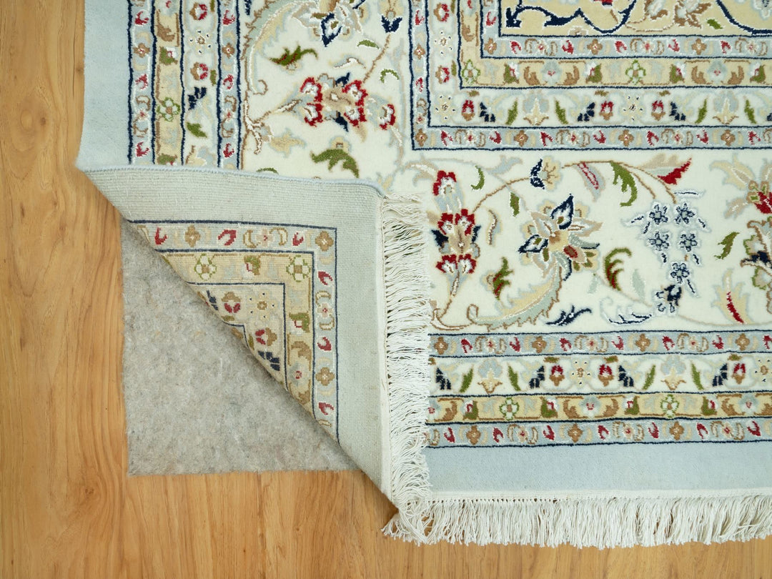 11'6" x 15'6" New Hand Knotted Blue Wool Rectangle Oriental Rug - MOA10290608