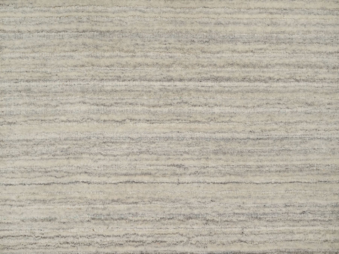 2'5" x 8'0" New Hand Loomed Beige Wool Runner Oriental Rug - MOA10290720