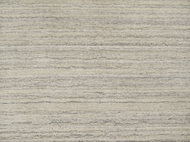 2'5" x 8'0" New Hand Loomed Beige Wool Runner Oriental Rug - MOA10290720