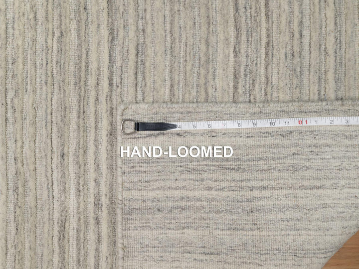 2'5" x 8'0" New Hand Loomed Beige Wool Runner Oriental Rug - MOA10290720